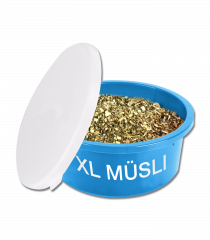 Kyblík na krmivo Muesli s víkem XL 8L modrý