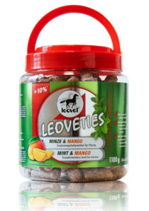 Pamlsky LEOVETIES  MÁTA/MANGO 1,1Kg dóza