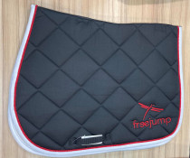 Dečka podsedlová černo/červená ozdoba freejump
