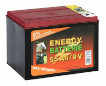 Baterie ohradníková zinko/carbon 9V/55Ah
