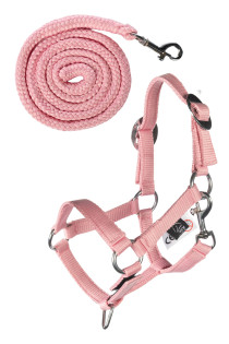 Ohlávka s vodítkem HOBBY HORSE HKM BASIC