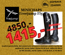 Minichaps FLY FREE JUMP černé M