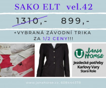 Sako závodní ELT Competition, černá/stříbrná, vel.42