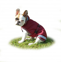 Obleček na psa BUCAS FREEDOM pláštěnka cherry