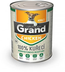 Grand konzerva pes deluxe 100%drůbeží 400g