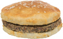 Hamburger kuřecí/buvolí kůže 9cm 140g