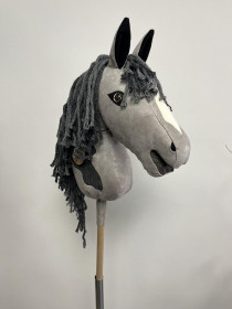 HOBBY HORSE kůň VELKÝ šedý 4