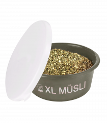 Kyblík na krmivo Muesli s víkem XL 8L zelený