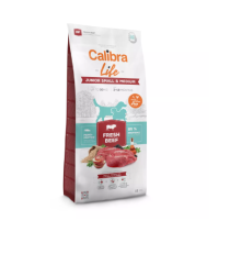 CALIBRA DOG LIFE JUNIOR§SMALL§MEDIUM FRESH BEEF 12kg