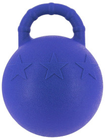 Balon na hraní EKKIA modrý s držadlem pevný