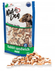 Kiddog mini králičí sendvič 80g