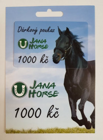 Karta dárková- poukaz 1000Kč