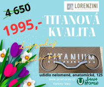 Udidlo TITANIUM LORENZINI 125 nelomené anatomické