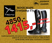 Minichaps LIBERTY AIR FREE JUMP exkluzivní kolekce černé M