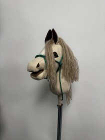 HOBBY HORSE kůň MINI otevřená pusa BÉŽOVÝ 1