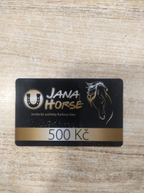 Karta dárková- poukaz 500Kč