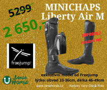 Minichaps LIBERTY AIR FREE JUMP exkluzivní kolekce černé M